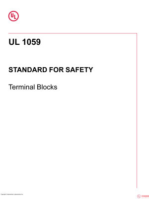 UL 1059 PDF UL 1059 PDF